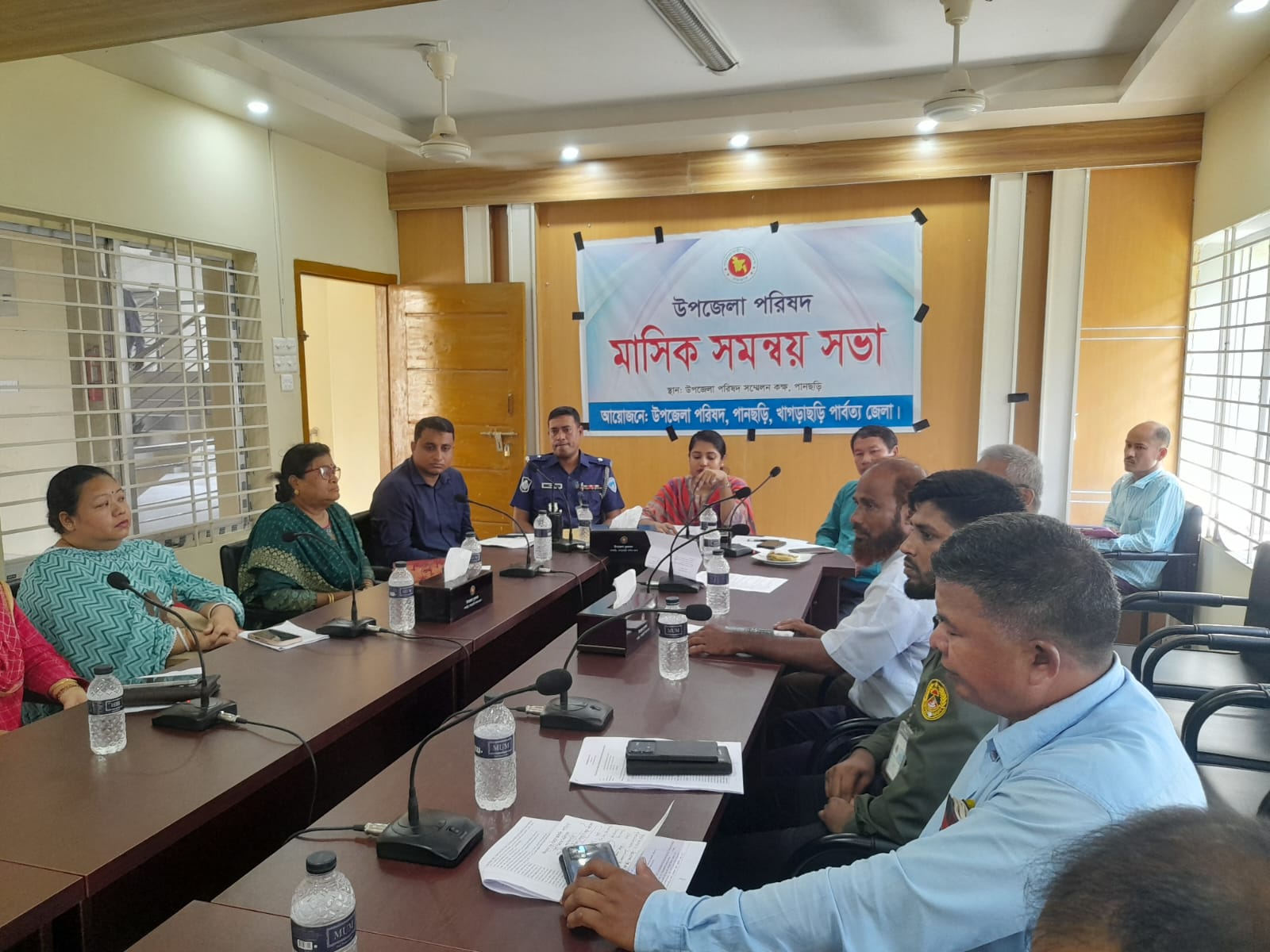 পানছড়িতে আইনশৃঙ্খলা, দূর্গাপুজার প্রস্ততি ও মাসিক সম্বনয় সভা অনুষ্ঠিত।