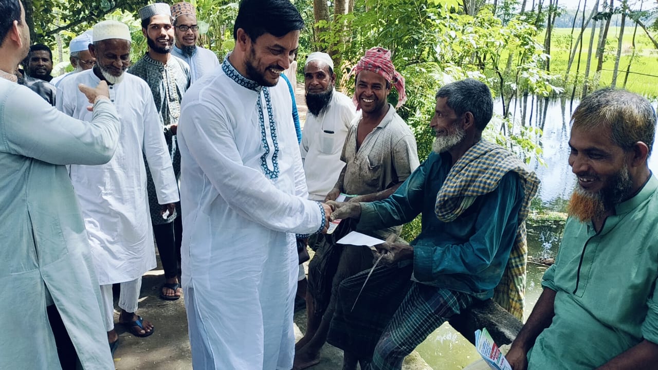 কালকিনির এনায়েতনগরে রফিকুল ইসলাম মৃধার গণসংযোগ