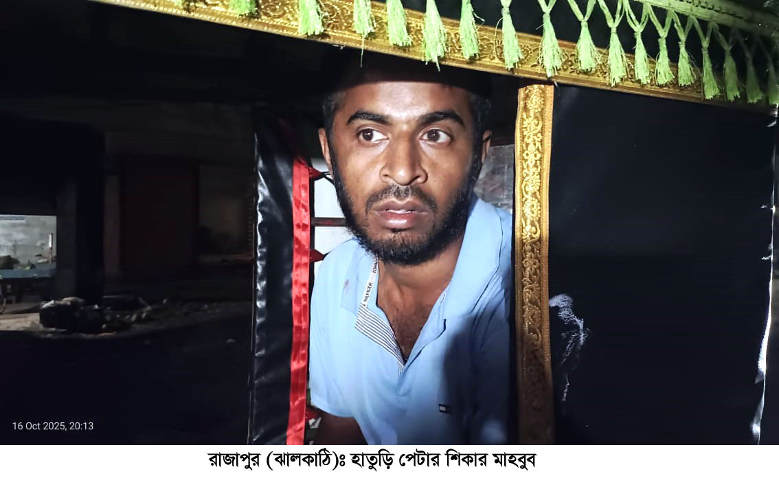 রাজাপুরে যুবদল নেতার হাতুড়ি হামলায় যুবক আহত,,
