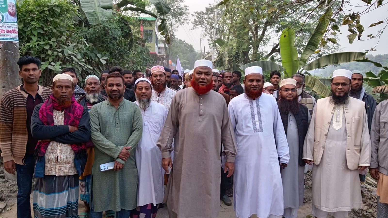 মুজিবনগর উপজেলার মহাজনপুর ইউনিয়নের পরানপুর গ্রামে জামায়াতে ইসলামীর গণসংযোগ,