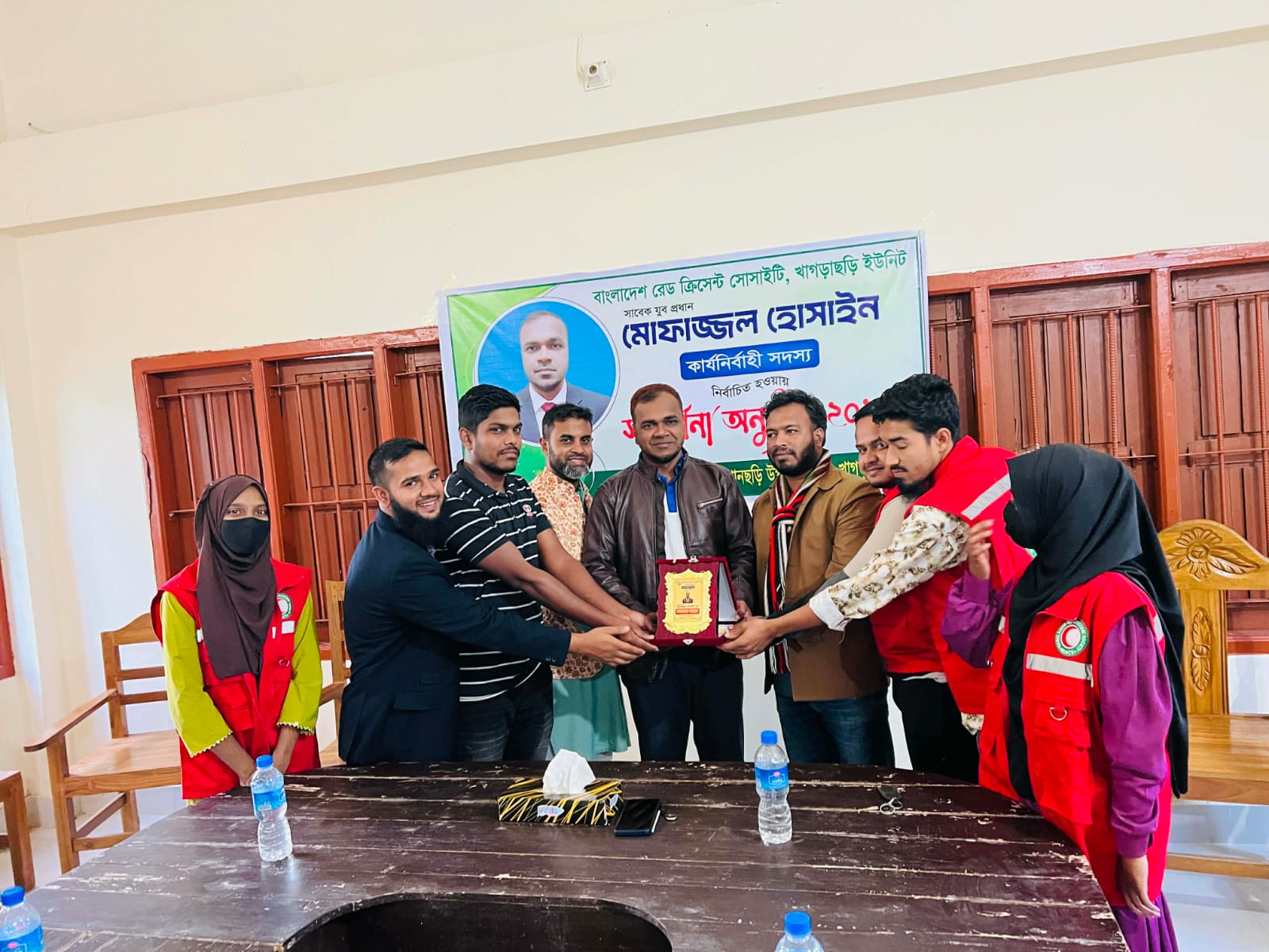 সাবেক যুব প্রধান মোফাজ্জল হোসেন ভূঁইয়াকে সংবর্ধনা,,