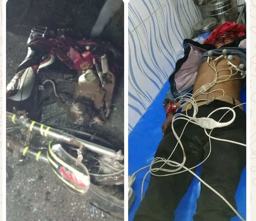 হরিণাকুণ্ডুতে মোটরসাইকেল ইজিবাইক সংঘর্ষে একজন নিহত,,