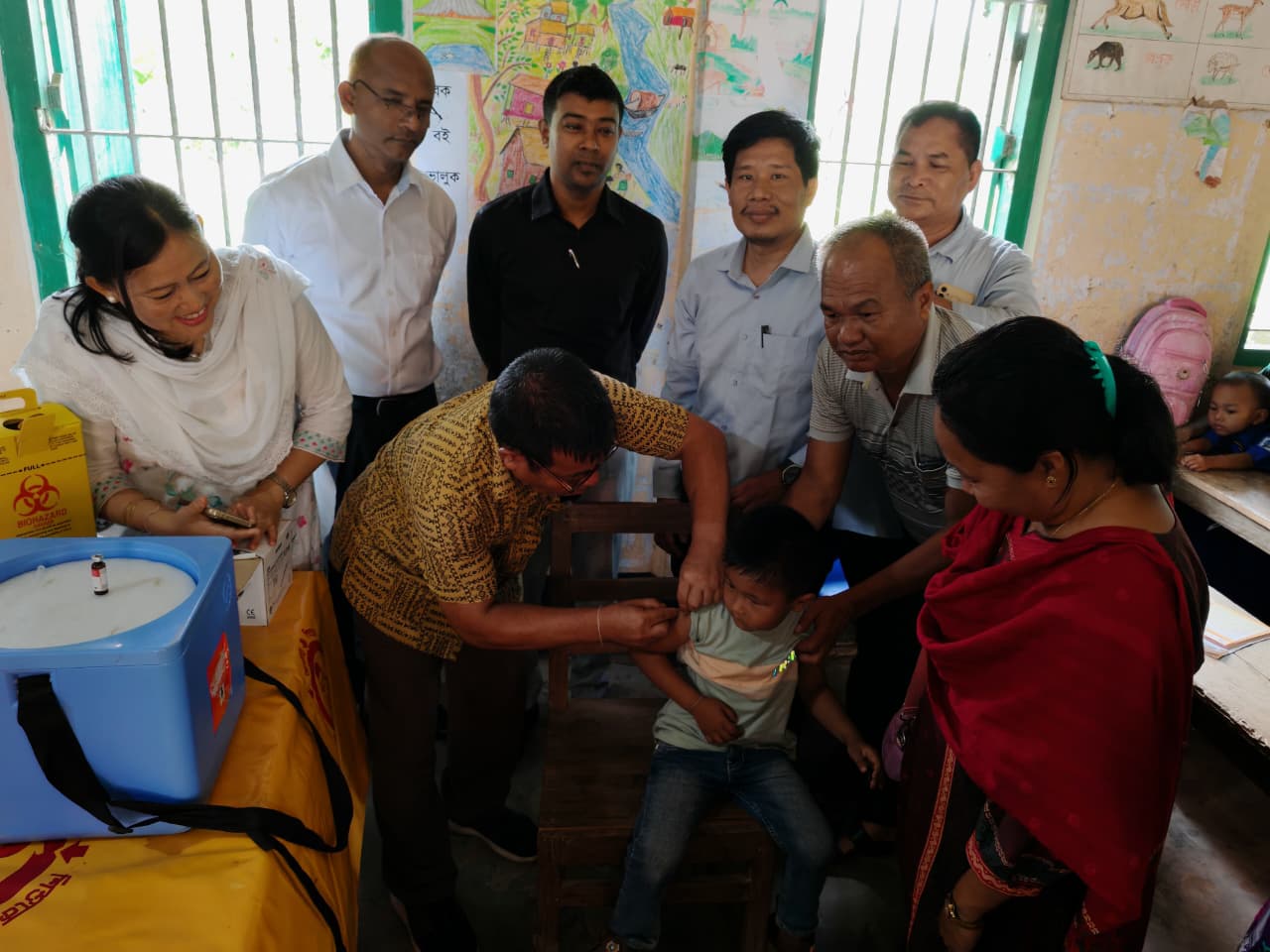 দীঘিনালায় হাম-রুবেলা টিকাদান ক্যাম্পেইনের উদ্বোধন,,